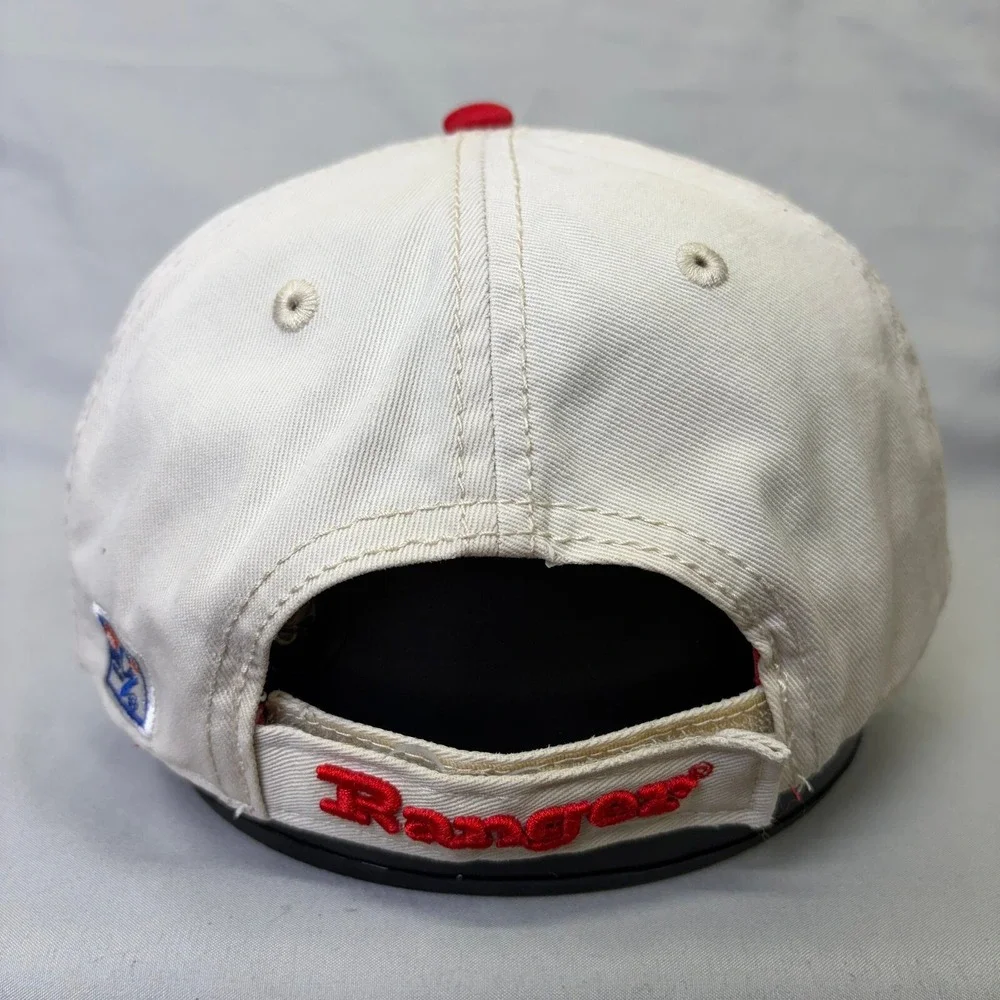 The Game Ranger Boats Hat Fishing Cap Mens OSFA White Red Embroidered 1807